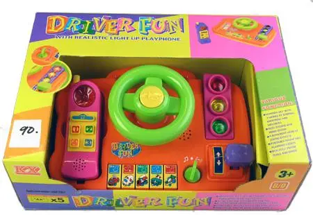 Battery operated driving simulator toy “Driver Fun – UK” 