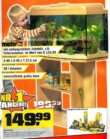 Electrical aquarium-set 