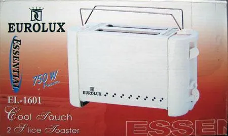 2 slice toaster "EUROLUX"