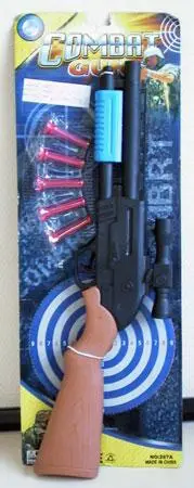 Toy gun "COMBAT GUN"with projectiles 