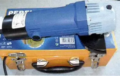 Electric angular grinder tool “Perel” 