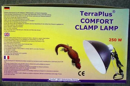 Clamp-type reflector lamp for terrarium "TerraPlus & Euro Zoo"