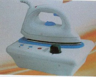 Steam iron with boiler