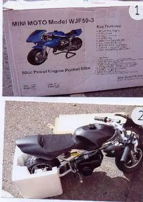 АВТОТРАНСПОРТНЫЕ СРЕДСТВА - мини-мотоцикл «Mini moto pocket bike»