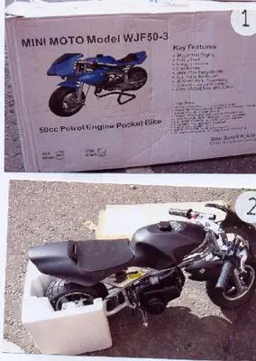 АВТОТРАНСПОРТНЫЕ СРЕДСТВА - мини-мотоцикл «Mini moto pocket bike»