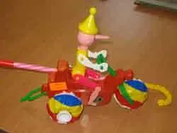 Pinocchio riding a bike "Niagara"Type/number of model: 0112 EAN Code - 8006708001129