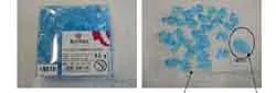 Plastic decorative articles - pointy/sharp-edged decorative pieces of plastic and plastic 