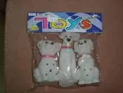 Set of three squeezable