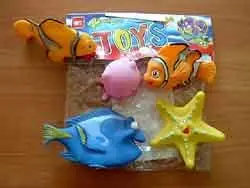 Set of five squeezable
