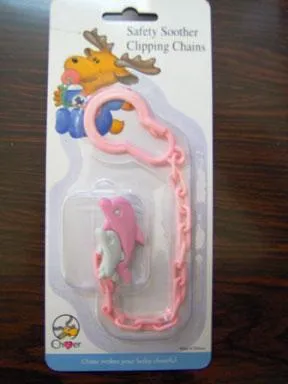 Safety Soother Clipping Chain "CHEER"