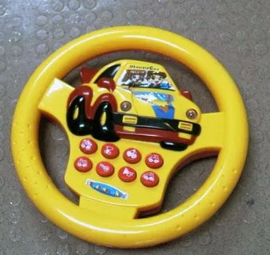 Toy with light and sound and movement