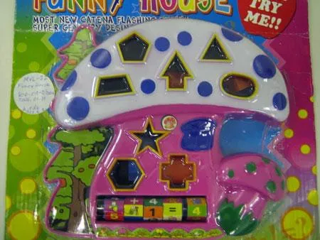 Toy with insertable elements “Funny house activity toy”Type/number of model: No