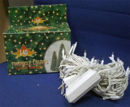 100 miniature lights - Five way flasher