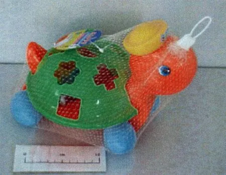 Plastic toy “FUNNY” in shape of a tortoise