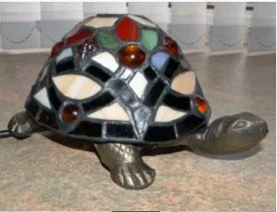 Electrical “Tiffany” Turtle Lamp