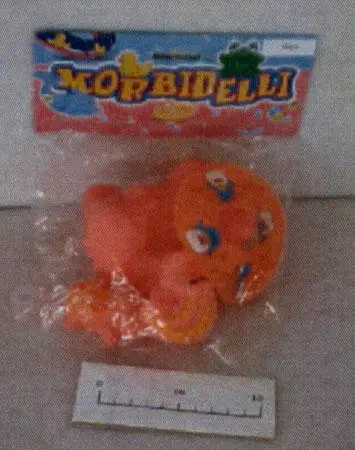 Plastic toy in the shape of a fish “MORBIDELLI”
