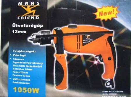 Electric drilling machine “MAN’S FRIEND”