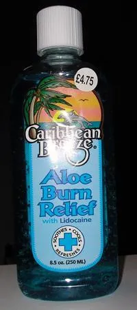 Aloe Gel Cooling Burn Relief 