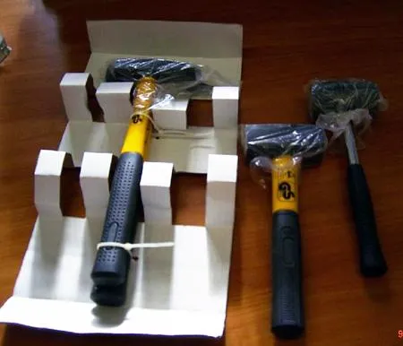 Set of four hammers "Top Craft" Remark: labelling on packaging: "Soft-Griff mit Anti-Rutsc