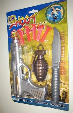 1. SPACEGUN; 2. SHOOT TARGET set