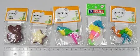 Rubber erasers 