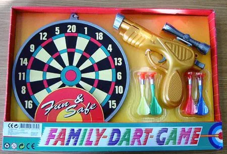 Plastic toy gun “Family Dart Game”