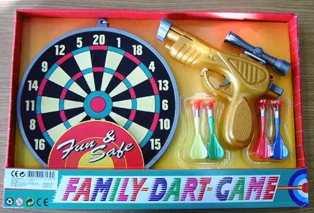 Plastic toy gun “Family Dart Game”