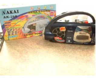 Electric “Nakai Torch and Radio Audio cassette player”