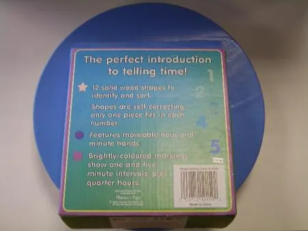 Melissa and Doug Shape Sorting Clock Flair Leisure Products/Melissa and DougType/number of