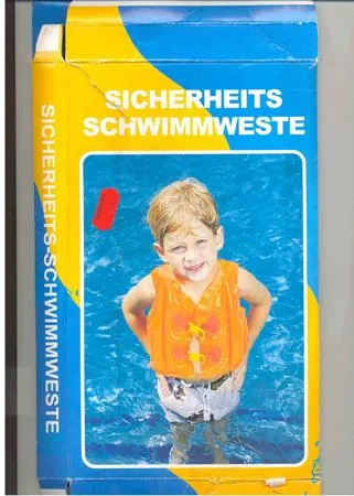 Safety swimming vest for small children 