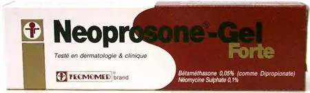 Medicinal product sold as a cosmetic product: Neoprosone gel forte “Tecmomed” 