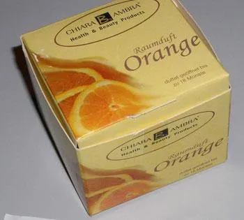 Cosmetic aromatic oils "Raumduft Orange - Chiara Ambra"