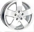 Aluminium light metal wheel for use on motor cars “SMC”