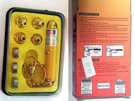 Toy laser pointer “HI-OUTPUT KEY LASER