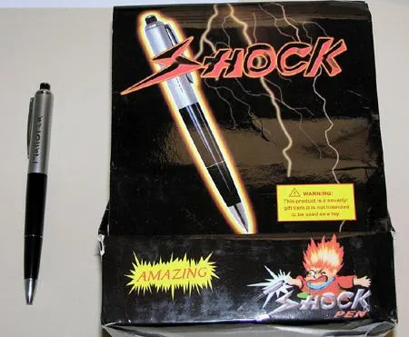 Joke “Shock” ball point pen