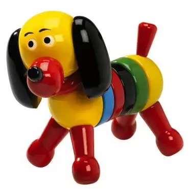 Деревянная игрушка в форме собаки - 30117 Puck