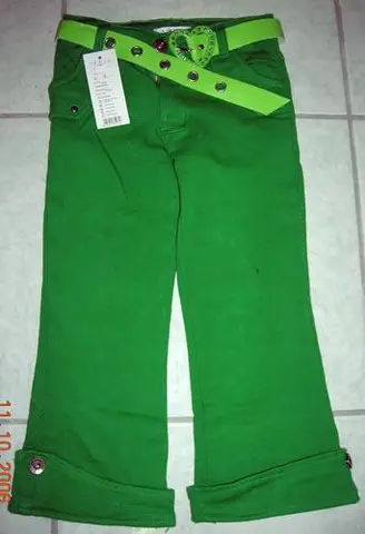Children's trousers with a belt - Style