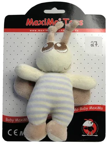 Soft toy rattle shaped as a bee – Baby MaxiMo toy