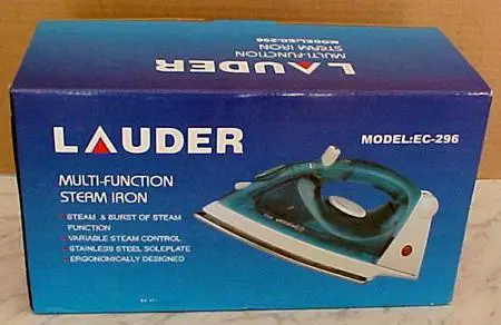 Electric steam iron "LAUDER" 