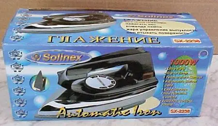 Electric dry iron "Solinex" 
