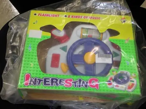 Steering wheel toy.