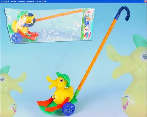 Игрушка-каталка в форме утки