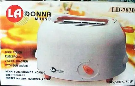 Electric toaster "La Donna" 