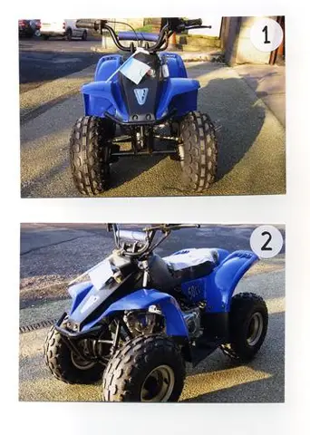 Четырёхколёсный моторизованный квадроцикл - 50cc Auto Mini Quad Bike