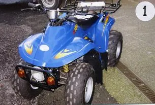 Четырёхколёсный моторизованный квадроцикл - 50cc Auto Mini Quad Bike