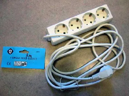 Extension supply cord “4 CIRCLE HOLE SOCKET – GON 4”