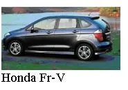 Легковой автомобиль - Honda Jazz, Accord, FR-V