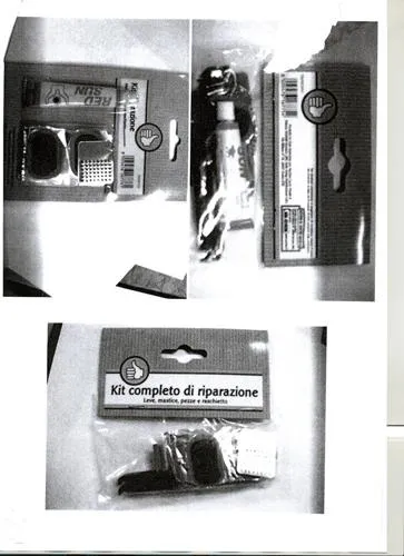 Rubber solution in bicycle repair kit