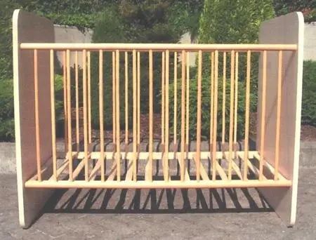 Wooden baby cot “PEP Nico” 123