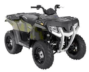 4-wheeled motorised quad bike - Hawkeye ATV (green/black)